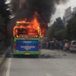 公交车自燃,紧急疏散与安全警示